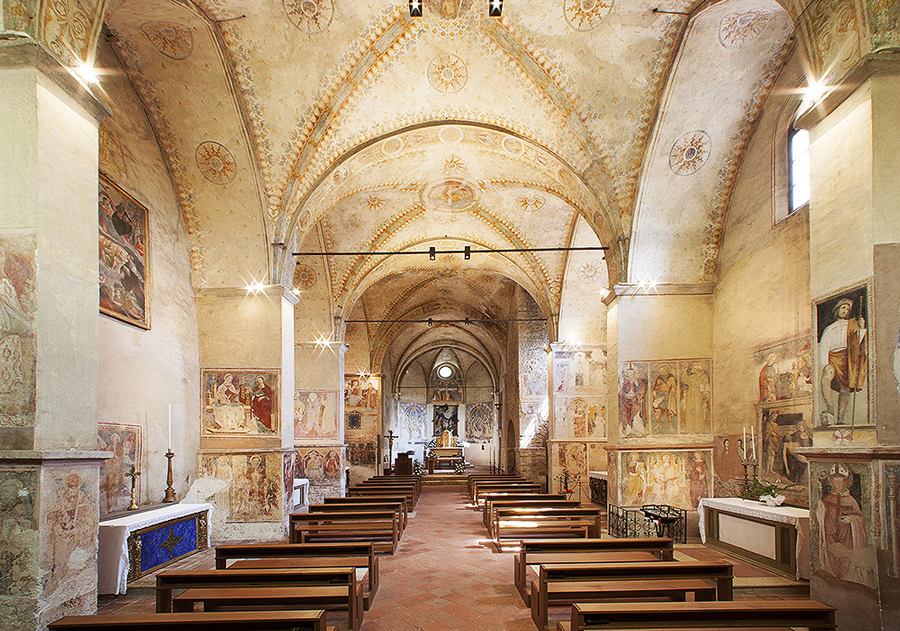 La navata della Pieve di Mitria di Nave
